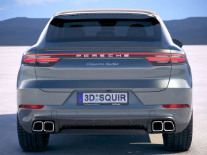 Porsche Cayenne Turbo Coupe 2020 3D Model