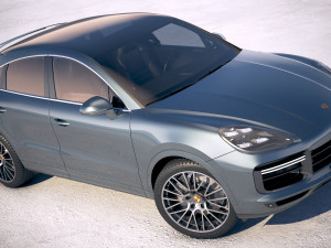 Porsche Cayenne Turbo Coupe 2020 3D-Modell