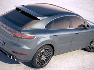 Porsche Cayenne Turbo Coupe 2020 3D-Modell