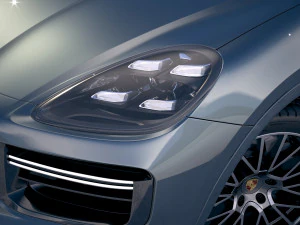 Porsche Cayenne Turbo Coupe 2020 3D Model