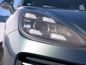 Porsche Cayenne Turbo Coupe 2020 3D-Modell