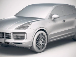 Porsche Cayenne Turbo Coupe 2020 3D Model