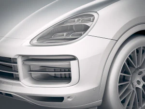 Porsche Cayenne Turbo Coupe 2020 3D Model