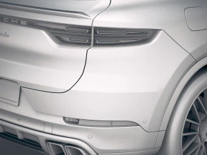 Porsche Cayenne Turbo Coupe 2020 3D Model