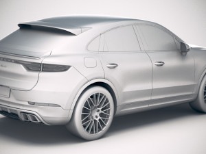 Porsche Cayenne Turbo Coupe 2020 3D-Modell