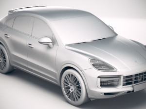 Porsche Cayenne Turbo Coupe 2020 3D-Modell