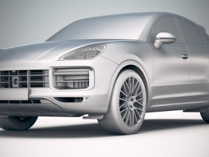 Porsche Cayenne Turbo Coupe 2020 3D-Modell