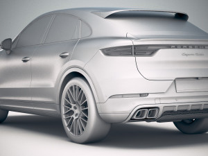 Porsche Cayenne Turbo Coupe 2020 3D-Modell