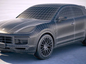Porsche Cayenne Turbo Coupe 2020 3D Model