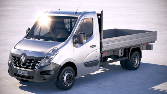 Renault Master Tipper 2018 3Dモデル .c4d .max .obj .3ds .fbx .stl .blend