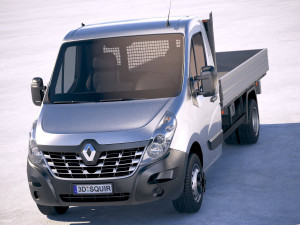 Renault Master Tipper 2018 3D Model