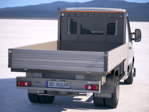 Renault Master Tipper 2018 3D Model
