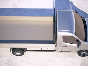 Renault Master Tipper 2018 3D Model