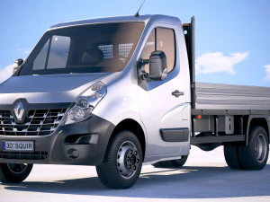 Renault Master Basculante 2018 Modelo 3D