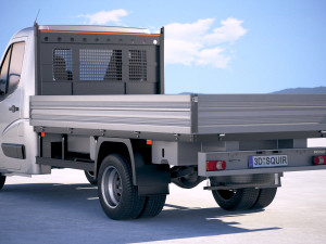 Renault Master Tipper 2018 3D Model