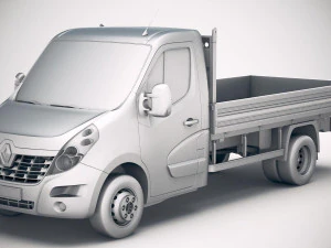 Renault Master Basculante 2018 Modelo 3D