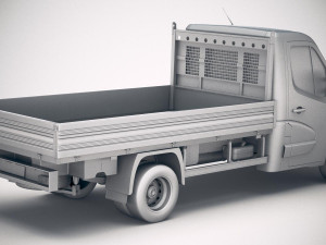 Renault Master Tipper 2018 3D Model