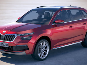 Skoda Kamiq 2020 3D 模型