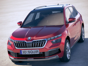 Skoda Kamiq 2020 Model 3D