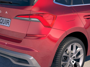 Skoda Kamiq 2020 Model 3D