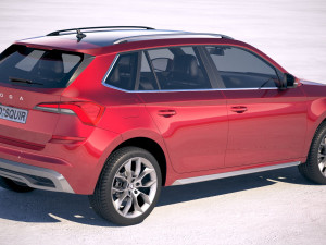 Skoda Kamiq 2020 Model 3D