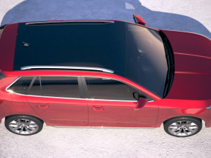 Skoda Kamiq 2020 Model 3D