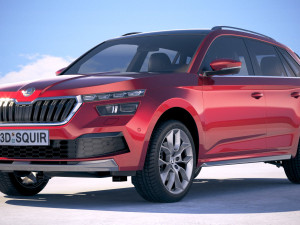 Skoda Kamiq 2020 Model 3D