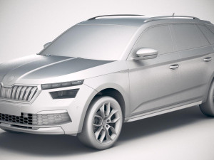 Skoda Kamiq 2020 Model 3D