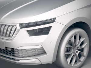 Skoda Kamiq 2020 Model 3D