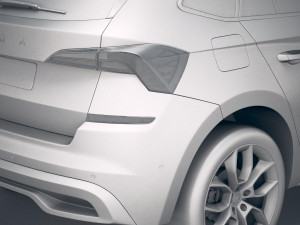 Skoda Kamiq 2020 Model 3D