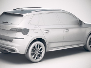 Skoda Kamiq 2020 Model 3D