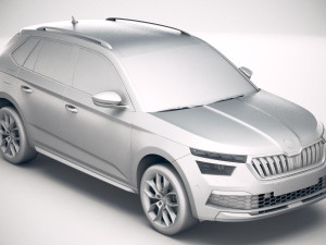 Skoda Kamiq 2020 Model 3D
