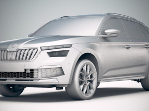 Skoda Kamiq 2020 Model 3D
