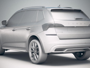 Skoda Kamiq 2020 Model 3D