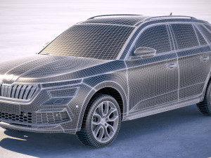 Skoda Kamiq 2020 Model 3D