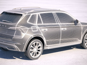 Skoda Kamiq 2020 Model 3D