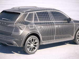 Skoda Kamiq 2020 Model 3D