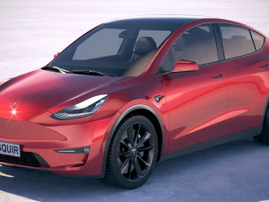 Tesla Model Y 2021 3D Model