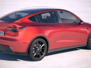 Tesla Model Y 2021 3D Model