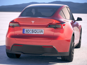 Tesla Model Y 2021 3Dモデル