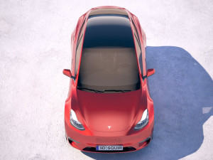 Tesla Model Y 2021 3Dモデル