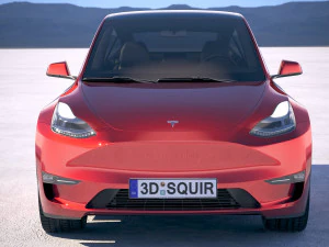 Tesla Model Y 2021 3D Model