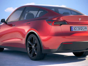 Tesla Model Y 2021 3D Model