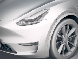Tesla Model Y 2021 3Dモデル
