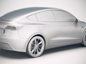 Tesla Model Y 2021 3Dモデル