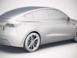 Tesla Model Y 2021 3D Model