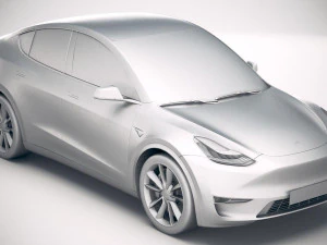 Tesla Model Y 2021 3D Model