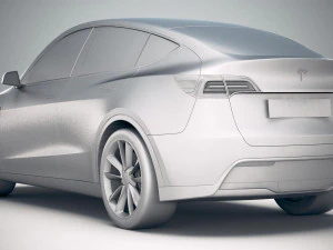 Tesla Model Y 2021 3D Model