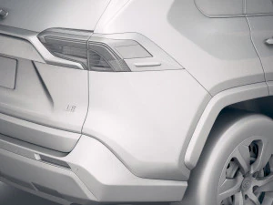 Toyota RAV4 LE 2019 3D Model