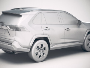 Toyota RAV4 LE 2019 Modello 3D